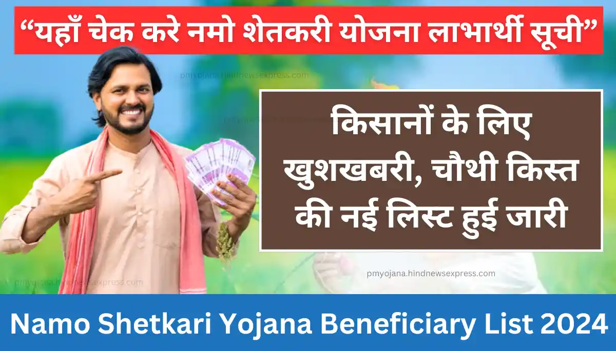 Namo Shetkari Yojana Beneficiary List 2024 - नमो शेतकरी महा सम्मान निधि योजना लाभार्थी सूची